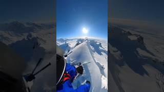 Extremesports snowboarding skiing ski snow adventure avalanche youtube shorts [upl. by Elletse]