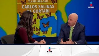 Carlos Salinas de Gortari en entrevista exclusiva sobre su nuevo libro  Noticias con Yuriria Sierra [upl. by Ainezey276]