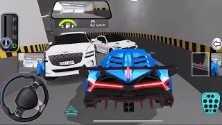 Brand New Blue Color Car Is Ready For Parking  3d Driving Class  ios android  gameplay Cargame [upl. by Prunella883]