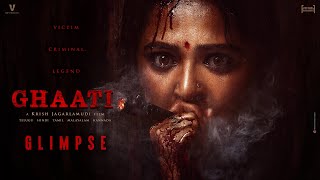 GHAATI Glimpse  The Queen Anushka Shetty  Krish Jagarlamudi  UV Creations  First Frame Ents [upl. by Orsola]