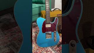 Kauffmann 63 T in Ocean Turquoise through a Fender Blues Junior [upl. by Weiler]