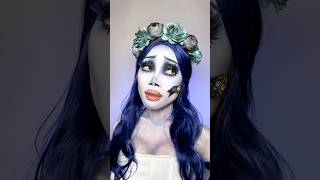 Corpse Bride 👰🏽‍♀️ makeup makeupshorts makeuptutorial makeuptransformation makeuptransition [upl. by Nywled]