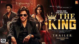 The King  First Look Teaser Trailer  Shah Rukh Khan Suhana Khan Aryan Khan  Sujoy Ghosh 2024 [upl. by Aerdnaxela974]