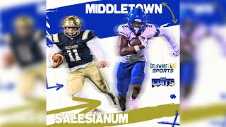 Salesianum visits Middletown Football LIVE from Middletown [upl. by Goulette]