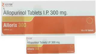 Allorix 300 Tablets Allopurinol Tablets IP 300 mg [upl. by Anum565]