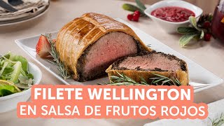 Filete Wellington en Salsa de Frutos Rojos  kiwilimón [upl. by Etnauj768]