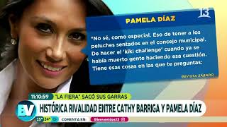 Pamela Díaz versus Cathy Barriga TBT Canal 13 [upl. by Sahpec]