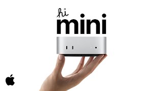 Introducing the allnew Mac mini  Apple [upl. by Enyahs]