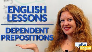 Dependent Prepositions  Free English Vocabulary Lesson C1 Advanced [upl. by Waddell]