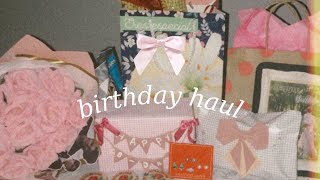 18th birthday haul ğŸ€ğŸğŸ¤ [upl. by Drolyag]