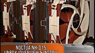 Noctua NHD15 Unbox Overview and Install Guide Socket 1150 [upl. by Almeta]