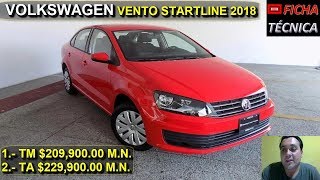 VENTO STARTLINE 2018  FICHA TECNICA [upl. by Caton]