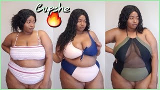 Summer Is Almost Over 😭  Cupshe Plus Size Swimwear Try On Haul [upl. by Oniger]