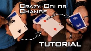 How To CHANGE and VANISH a Playing Card Advanced [upl. by Inot946]