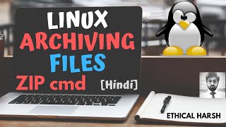 LINUX  ZIP amp UNZIP COMMAND  ARCHIVING  HINDI [upl. by Most235]