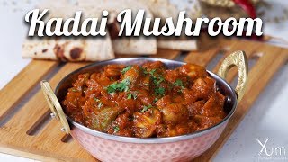 Kadai Mushroom  How to Make Kadai Mushroom  Kadai Mushroom Recipe [upl. by Chrissa243]