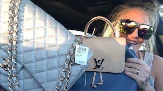 Thrifting CHANEL amp LOUIS VUITTON Purses Authentic You Decide [upl. by Andromada]