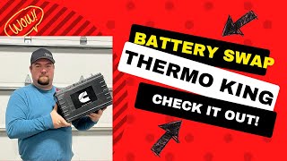 Thermo King Reefer Battery Change [upl. by Fulbright112]