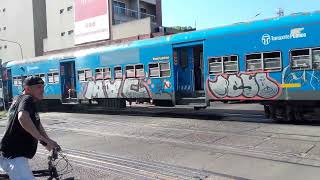 Tren 4520 HaedoTemperley de 1640 con GM GT22 CW2 A922 saliendo de Haedo [upl. by Ellenahs]