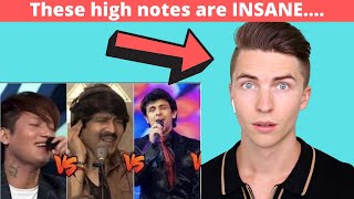 VOCAL COACH Justin Reacts to Male To Female Voice Ft Sonu Nigam Sairam Iyer Jeli Tamim SHEESH [upl. by Ayekahs]