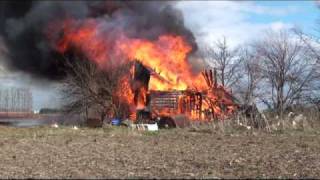 Controlled Barn Fire [upl. by Ynavoeg912]