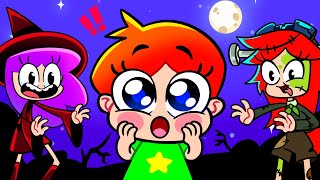 Trick or Treat Family Halloween 🎃👻 Funny English for Kids [upl. by Ferrigno593]