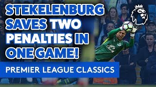 TWO PENALTY SAVES IN ONE GAME  PREMIER LEAGUE CLASSICS STEKELENBURG V MAN CITY [upl. by Stephen]