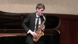 Claude Debussy  Rhapsodie L 98 for alto saxophone and piano [upl. by Elysha976]