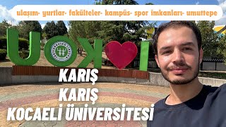 Kocaeli Üniversitesi Kampüs Tanıtım Turu I KOÜ Kampüs Vlogu [upl. by Nylirahs]