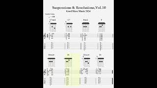 Chord Suspensions amp Resolutions Vol 10 shorts guitar chords guitartutorial [upl. by Convery]