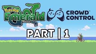 Twitch Livestream  Pokémon Emerald Crowd Control  Part 1 [upl. by Nehtan]