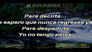 SI TE VAS NO HAY LIO  VICENTE FERNANDEZ KARAOKE COVER [upl. by Eico511]