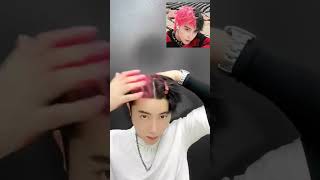 CapCut Hair dye dyehair haircolor hairstyle fyp [upl. by Adamsen]