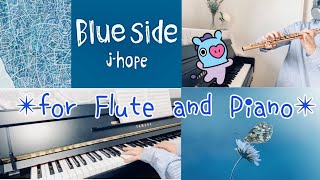 🎵Blue Side  Jhope of BTS  Flute and Piano [upl. by Thaddus]