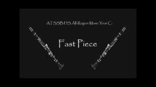 ATSSB Clarinet AllRegion Music Year C Fast Piece Rose Etude 12 [upl. by Hoeg]