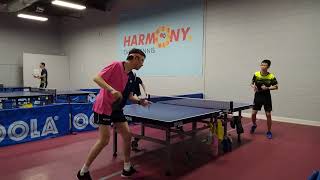 Elite TTC Goldenway Individual League  Div A  Henry Li 806 vs Zachary Mah 701  31 [upl. by Newbill]