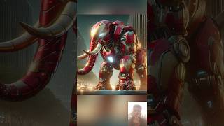 kiska robotic elephant best hai 🤯 spiderman vs venom vs Ironman 😎viralshortsavengersai [upl. by Namielus]