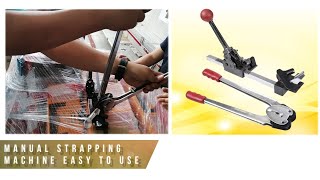 HOW TO USE MANUAL STRAPPING MACHINE [upl. by Nivaj]