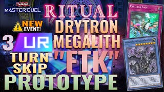 3 URs Drytron Megalith quotFTKquot with Amorphactor Pain  YuGiOh Master Duel Ritual Festival Event [upl. by Ab]