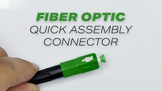 Fiber optic quickassembly connector Ultimode ESC925T [upl. by Priest155]