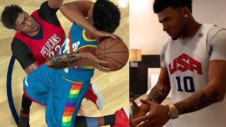 NBA 2K17 MyCAREER  EPIC NBA DEBUT 360 POSTERIZING DUNK ON ANTHONY DAVIS [upl. by Amby509]