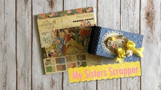 Graphic 45 Little Women Coin Envelope Mini Album [upl. by Iramo]