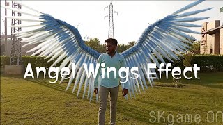 Angel Wings Effect visualeffects angelwings vfx [upl. by Yttam]