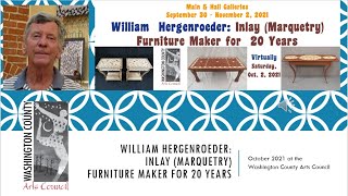 William Hergenroeder Inlay Marquetry Furniture Maker for 20 Years [upl. by Ttebroc]