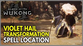 How to get Violet Hail Transformation Spell  Chapter 4  Black Myth Wukong Secret Area [upl. by Encrata]