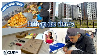 PEGAMOS A CHAVE DO APARTAMENTO  entrega das chaves Cury  ​⁠casadatatah1504 [upl. by Orgel]