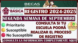 😱🥳REGISTRO BECAS BENITO JUAREZ 20242025🥳😱 [upl. by Nylcoj]