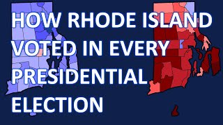 Rhode Island Presidential Voting History [upl. by Chandler]