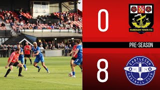 Match highlights  Fareham Town FC vs Eastleigh FC 1st Preseason friendly [upl. by Nosylla55]