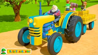 Wheels On The Tractor  More Nursery Rhymes amp Baby Songs by Little Treehouse [upl. by Joycelin459]